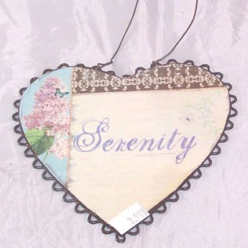 1477 - Metal Heart with Serenity - |14-30|