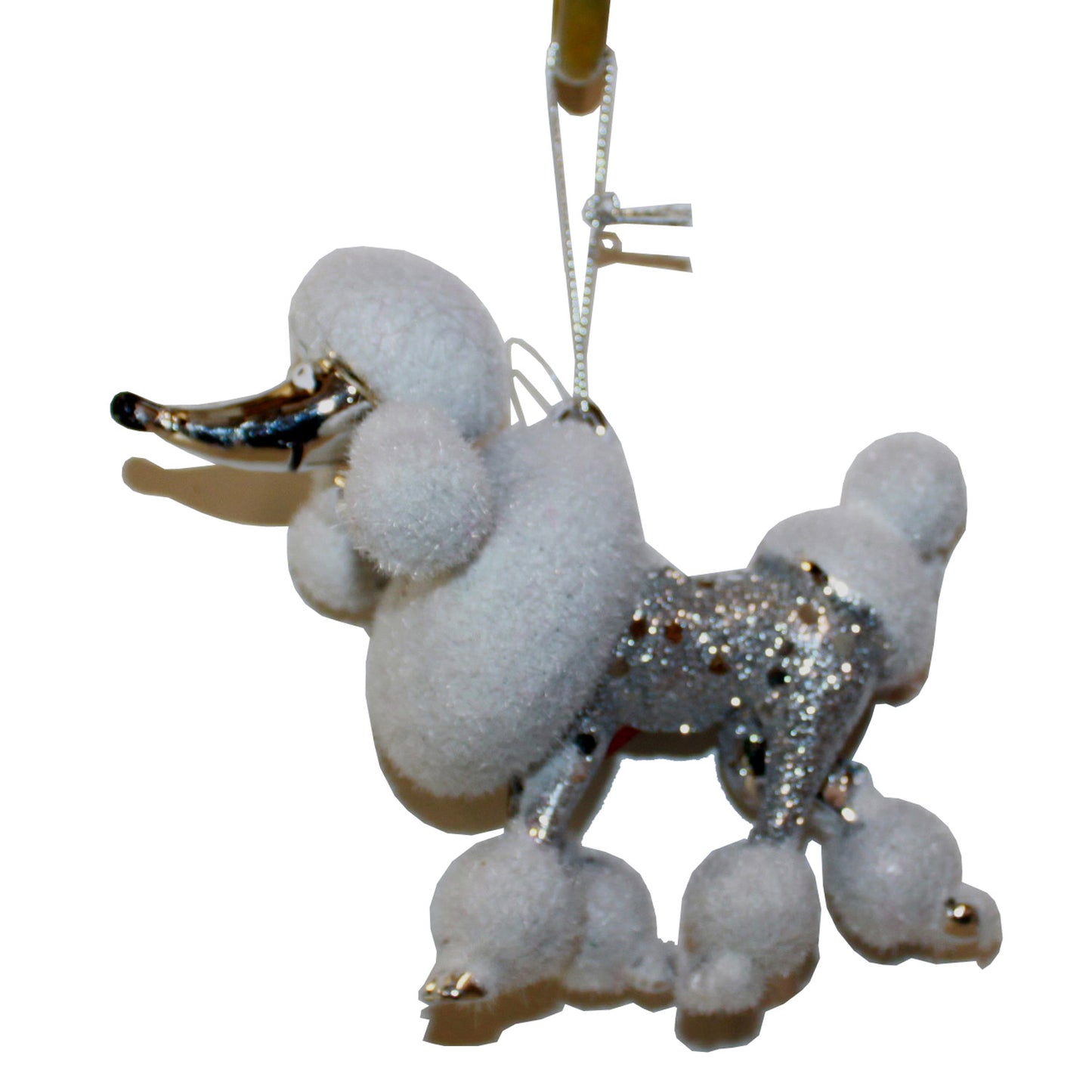 14781 - 4" White Poodle Ornament |Pod 2-62|