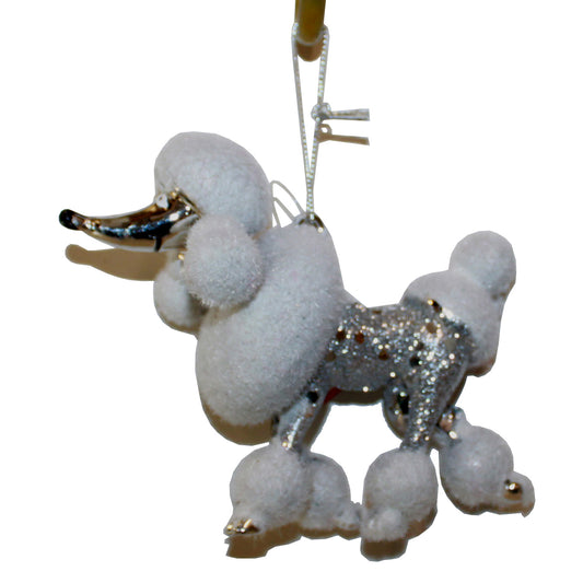 14781 - 4" White Poodle Ornament |Pod 2-62|