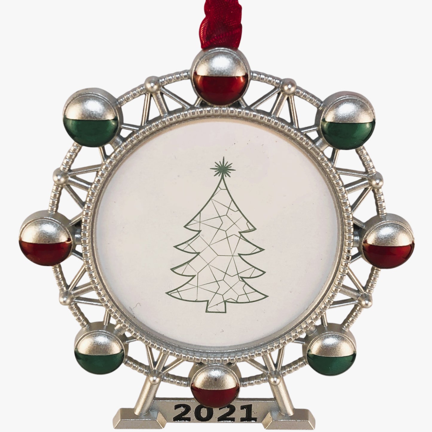 14838 - 2021 Ferris Wheel Ornament 3.5" |Pod 1-62|