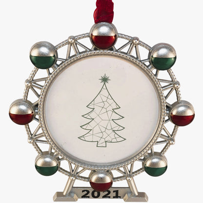 14838 - 2021 Ferris Wheel Ornament 3.5" |Pod 1-62|