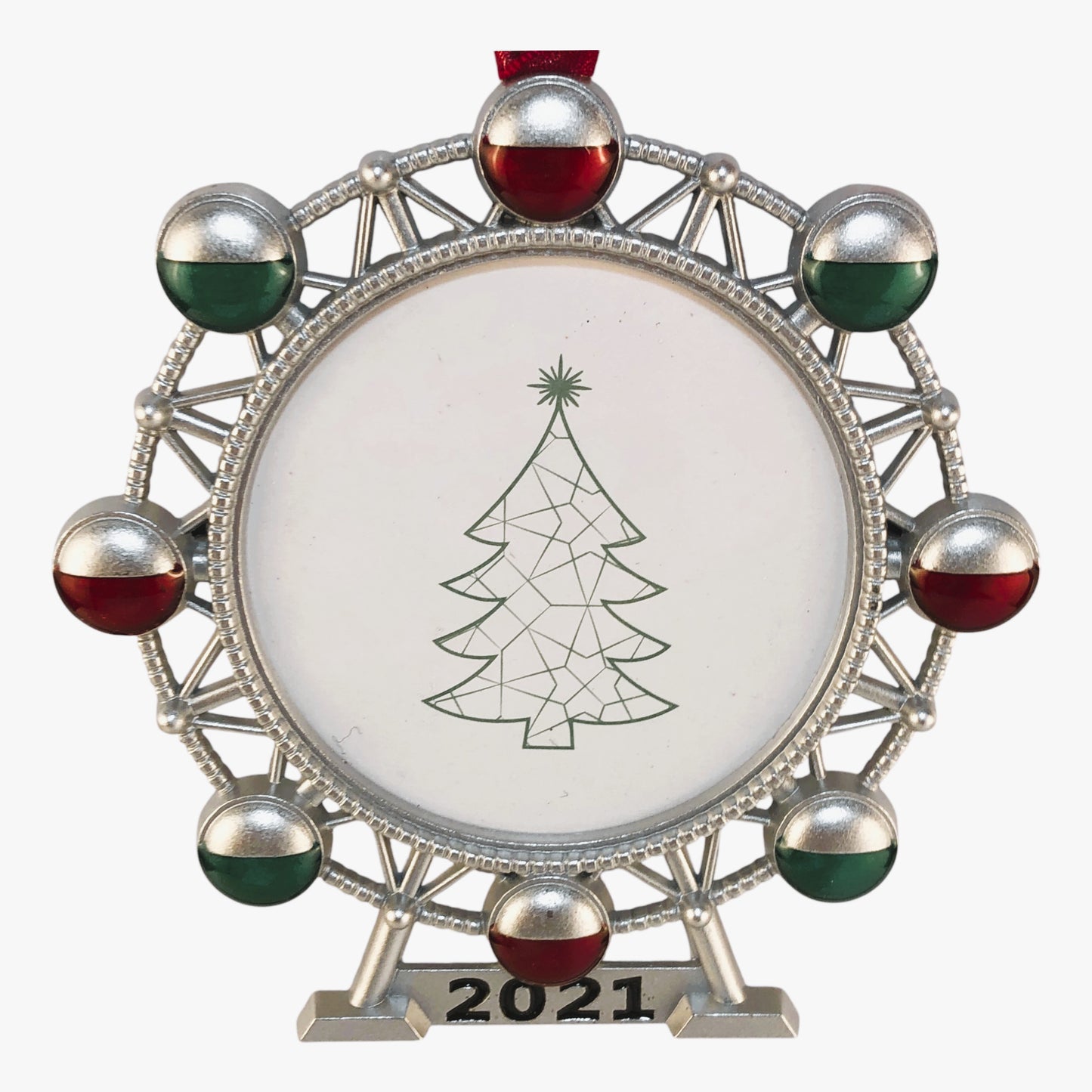 14838 - 2021 Ferris Wheel Ornament 3.5" |Pod 1-62|