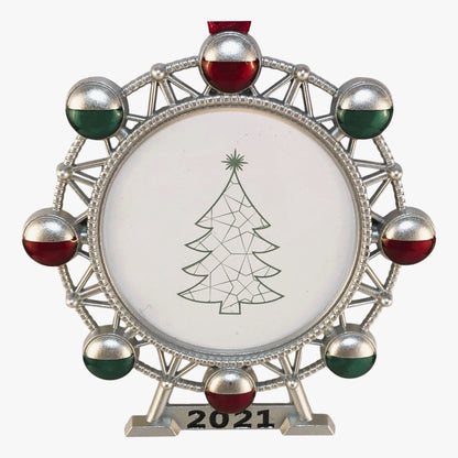 14838 - 2021 Ferris Wheel Ornament 3.5" |Pod 1-62|