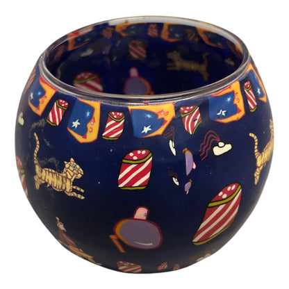 14910 - Blue Fimo Circus Design Candle |Scent-24|