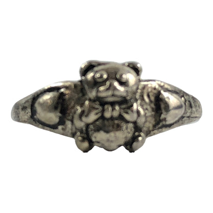14958 - Teddy Bear Toe Ring - |Clear-227|