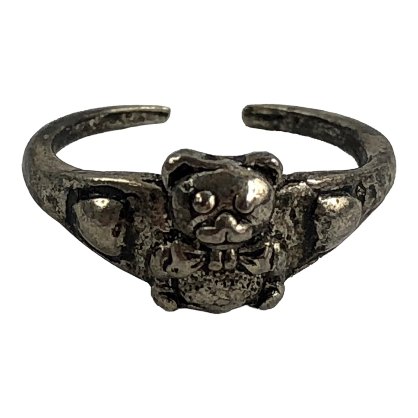 14958 - Teddy Bear Toe Ring - |Clear-227|
