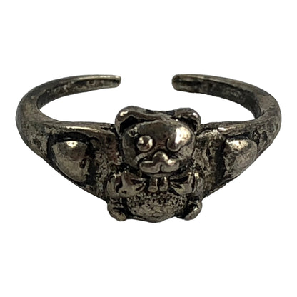 14958 - Teddy Bear Toe Ring - |Clear-227|