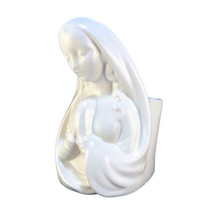 1499 - 9" White Virgin Mary Planter - |A-10|