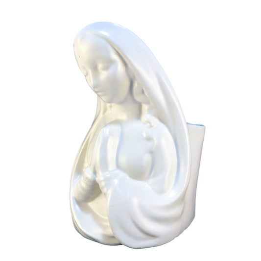 1499 - 9" White Virgin Mary Planter - |A-10|