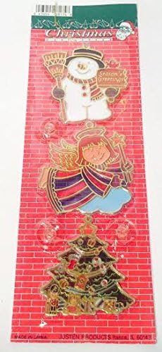 15041 - 3 pc Christmas Ornament Snowman - [Cub 44 Top]