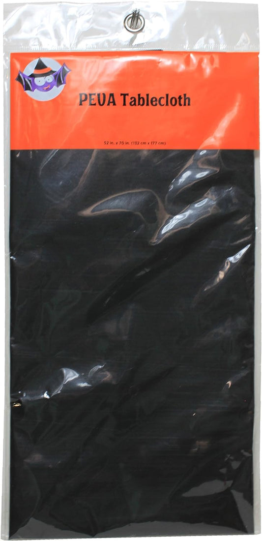 15050 - PEVA Black Tablecloth Set of 8 - [Pod 2-21]