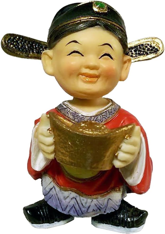 15134 - 3" Bobble Buddha Boy - w/Ingot - [X-64]