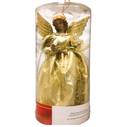15673 - Exquisite 10 Inch Angel Tree Topper with Heavenly Charm |Pod 2-47|