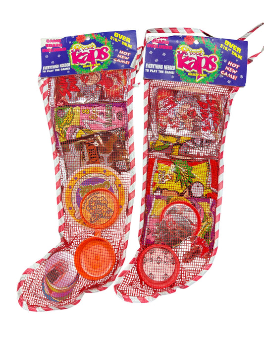 15760 - AUTHENTIC ORIGINAL ASSORTED Street Kaps Milkcap Game in Stocking-Set of 2 - |FR|