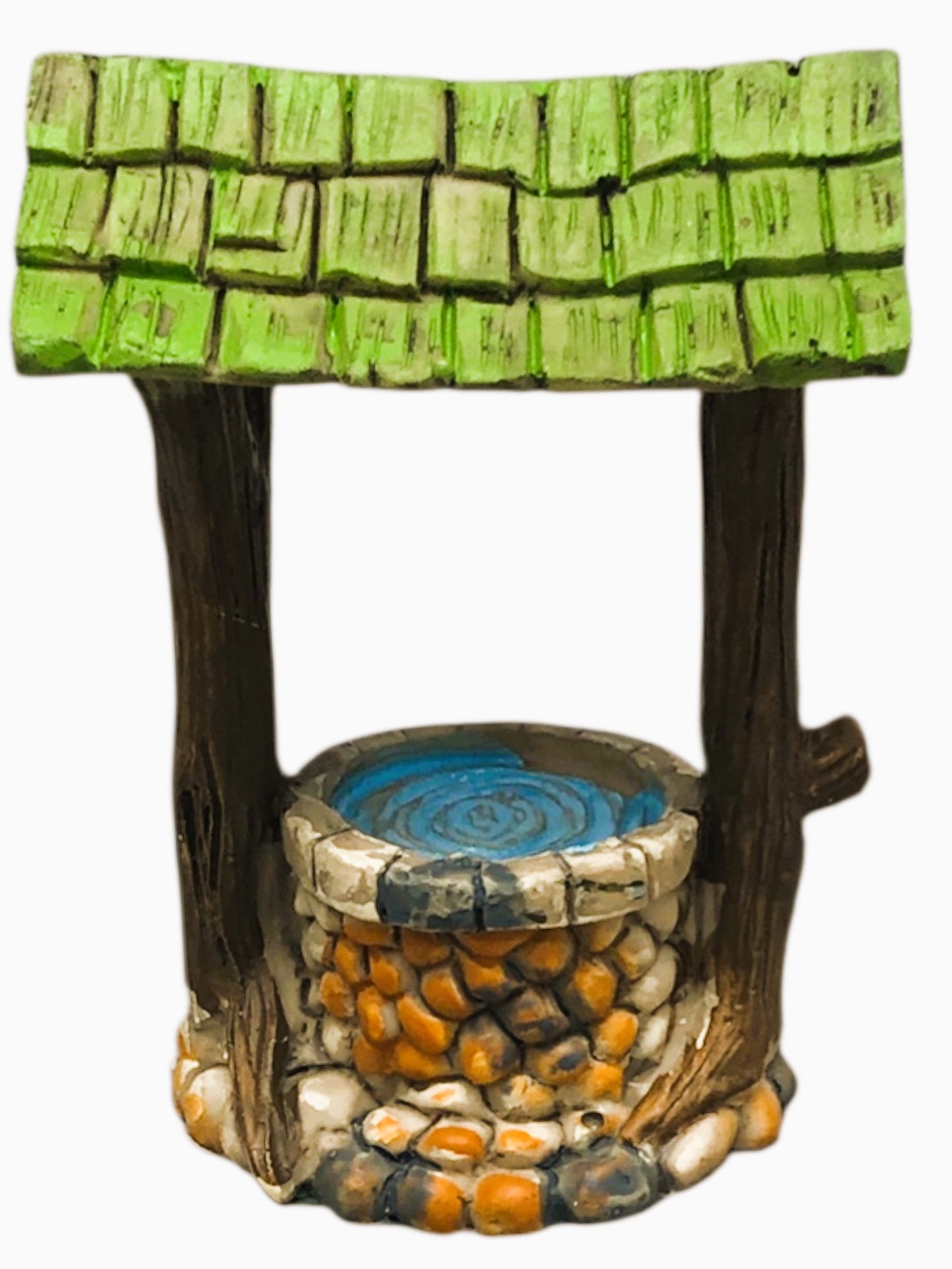 1581 - 4" Wishing Well - Green Roof - |1-29|