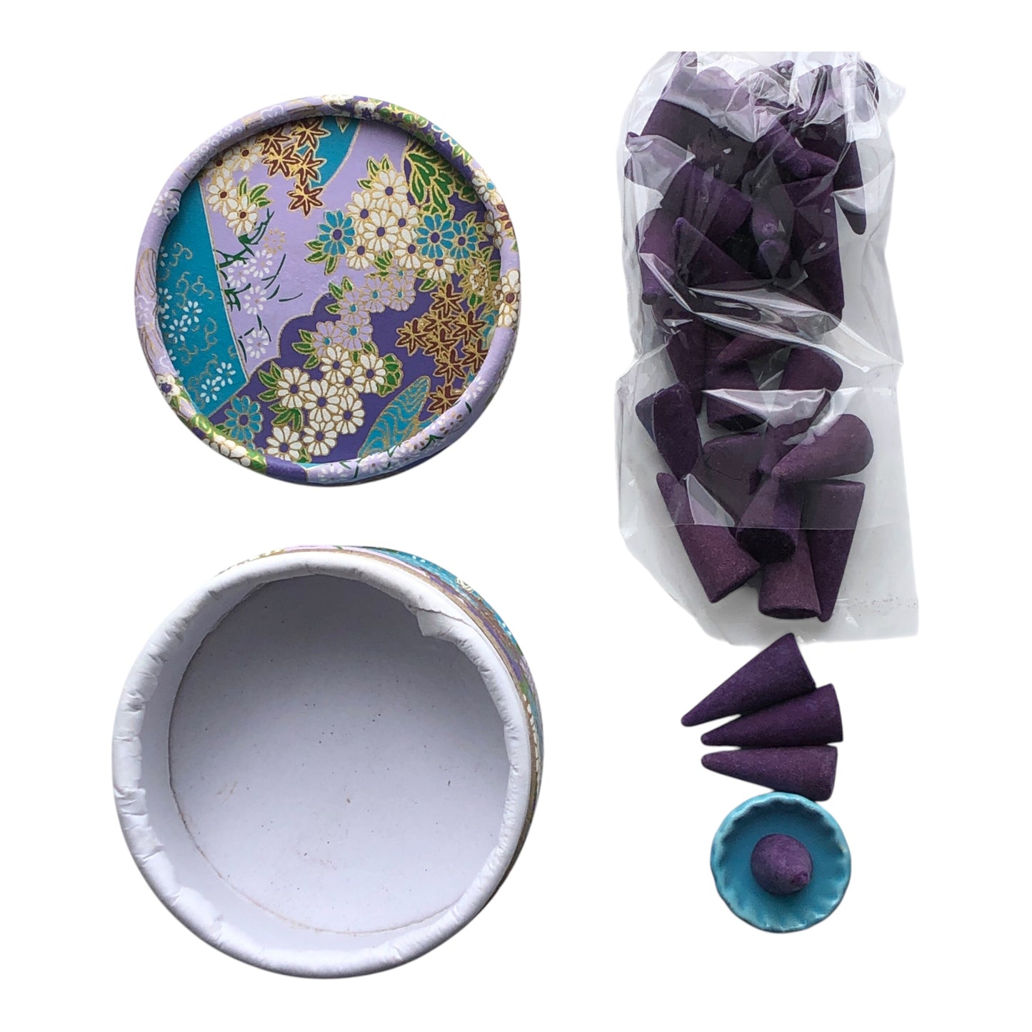 15920 - Purple Cone Lavender Incense w/Case  |20-13|