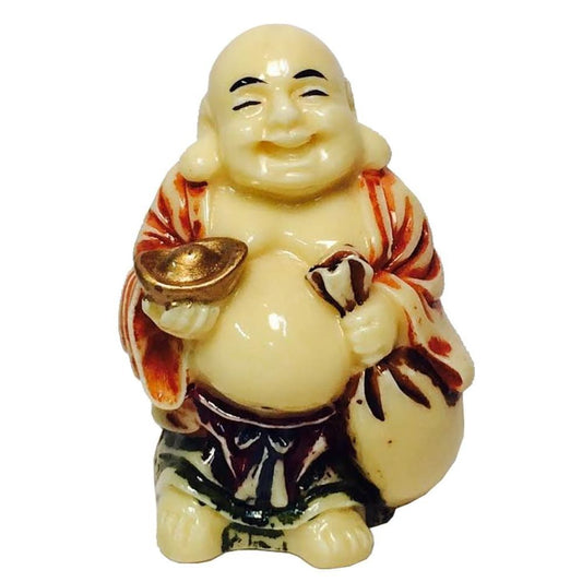 1599 - 3" Color Buddha - Ingot & Bag  |X-30|
