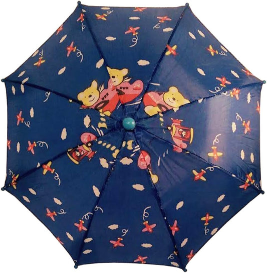 16049 - Blue Kids Airplane Umbrella - [I-3 Top]