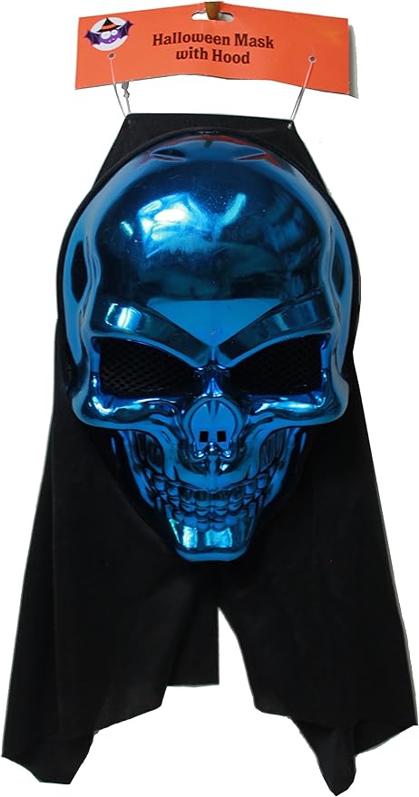16071 - Blue Skeleton Mask w Hood - [Pod 2-23]