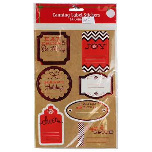 1615 - Canning Label Stickers Christmas - |File-13|