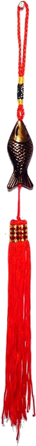 1617 - Brass Fish Lucky Charm - [P-15 Store]