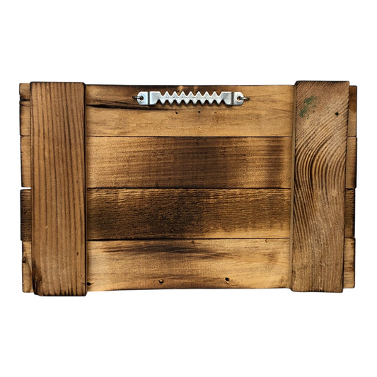 16231 - Wooden Key Holder With Metal Ship Nautical Decor Plaque |19-30||POD 3-58|