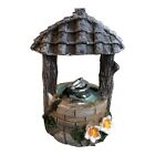 1626 - Charming 3-Inch Wishing Well Decorated with Vibrant Flowers for Home and Garden Crafts |Y-4|