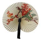 1652 - One Dozen Assorted Paper Decorator Fans with Black Handles for Events and Decor |W-12,13,14|