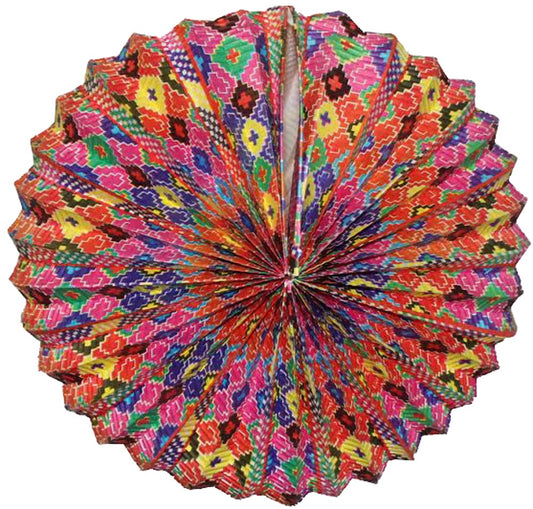 1676 - 12" Colorful Pattern Paper Lantern - |W-8|