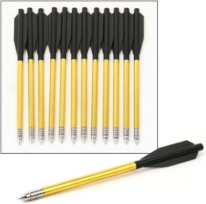 16906-Aluminum Replacement Arrows for 80 lb Pistol Crossbows 2-Pack of 12 |84|