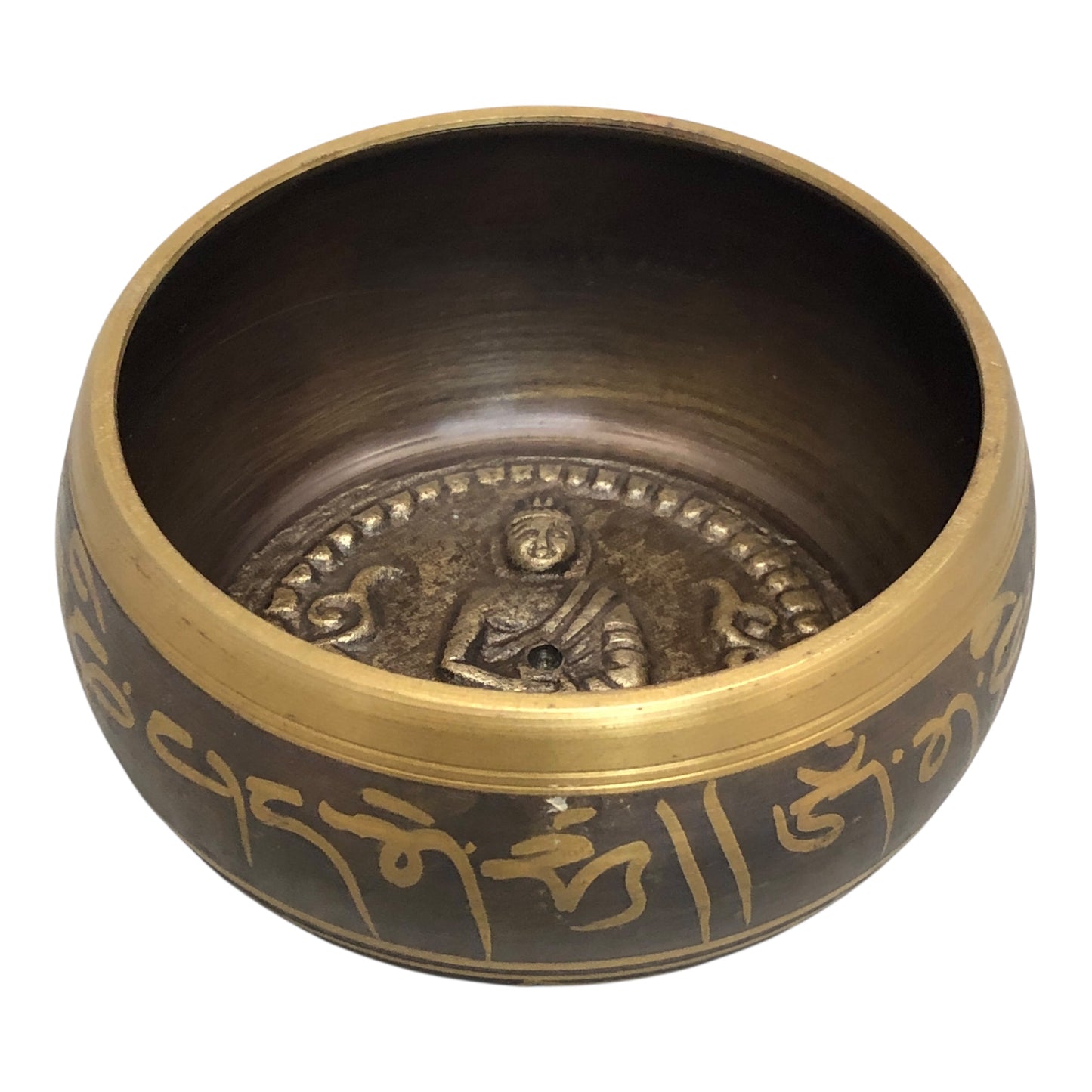 17029 Lord Buddha Tibetan Bowl 4 Singing Bowl 22-10
