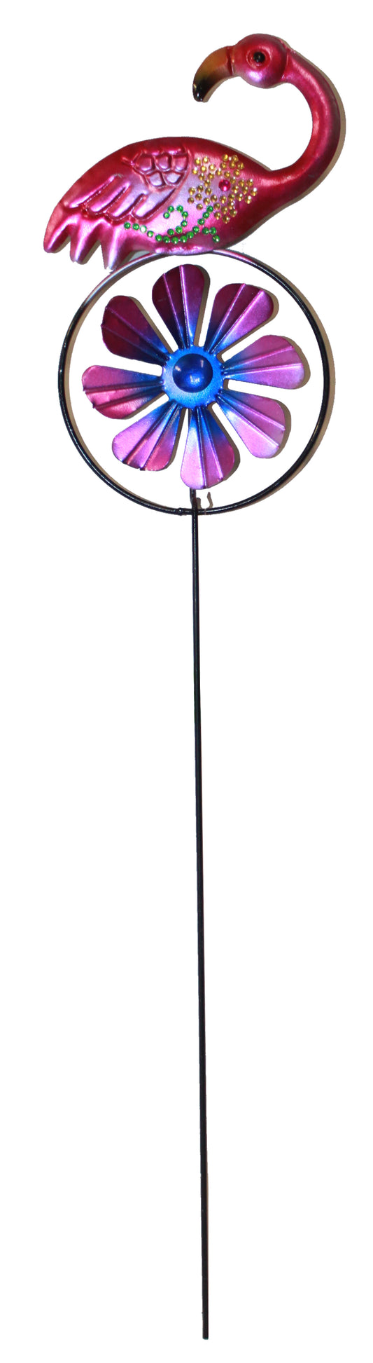 1709 - Pink Flamingo Garden Stake -|G-5/13|