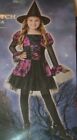 17108 - Gothic Witch Girl 10-12 Costume with Layered Black Dress and Purple Accents |BHA-15|