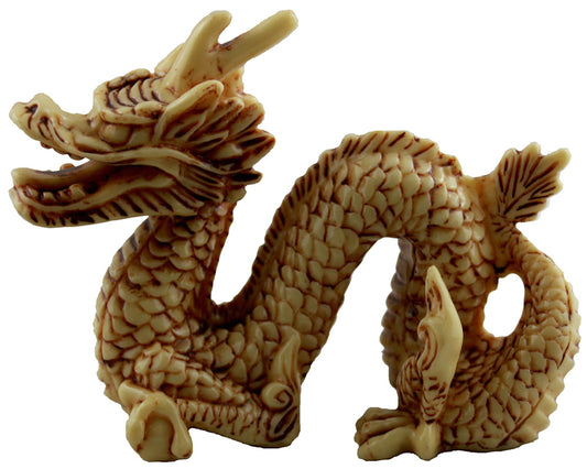 1711 - 4.5" Faux Ivory Dragon - Winding - |Z-39|