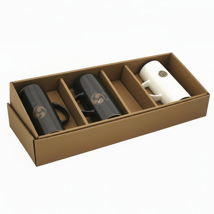 17123 - Exquisite 4 Pcs Porcelain Tea / Coffee Cups Set |11-18|