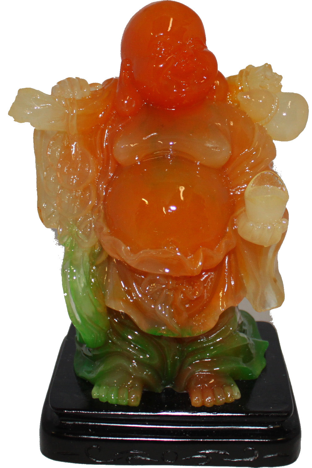 1719 - 8" Tricolor Buddha - w/Fan - |Bu-04|