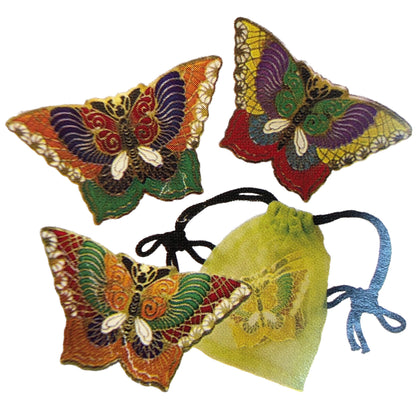 1720 - Enamel Butterfly 3" Magnets |8-6|