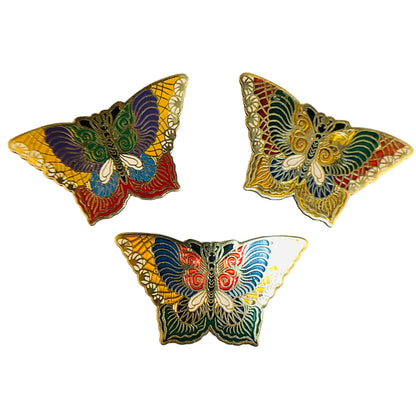 1720 - Enamel Butterfly 3" Magnets |8-6|