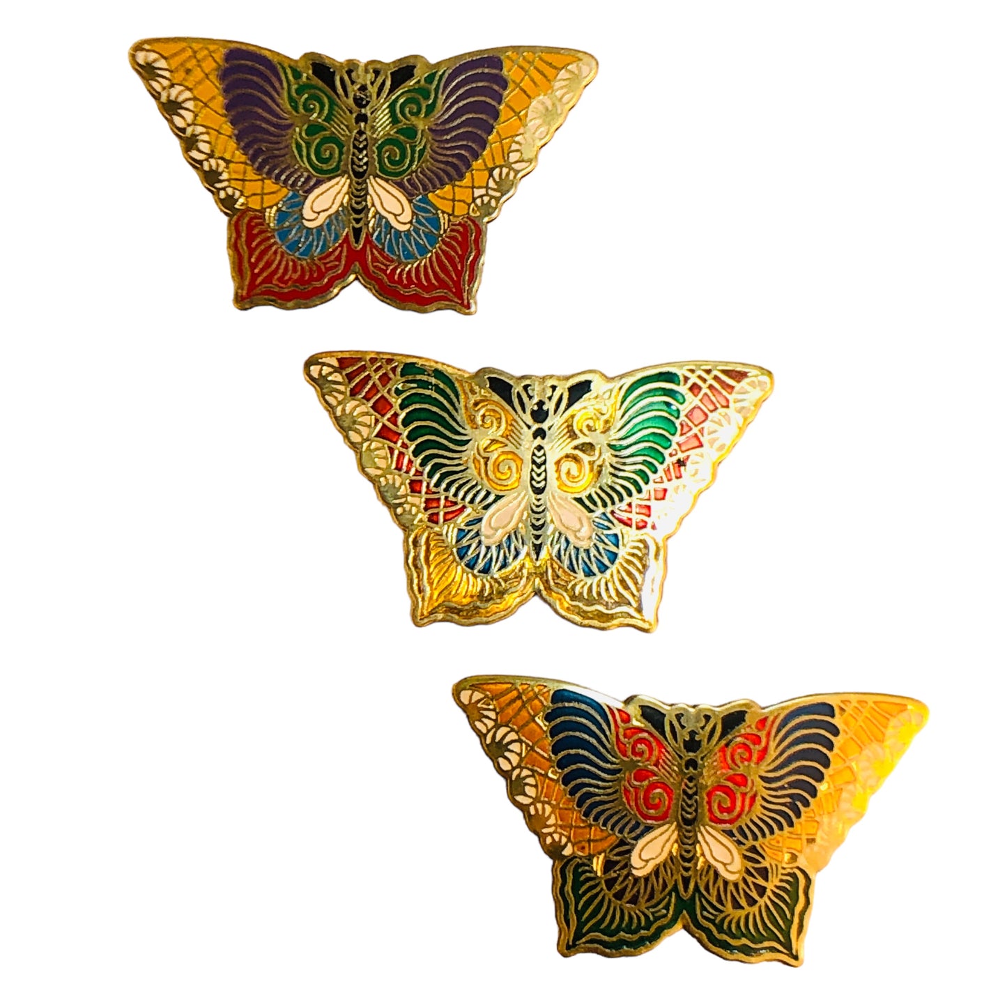 1720 - Enamel Butterfly 3" Magnets |8-6|