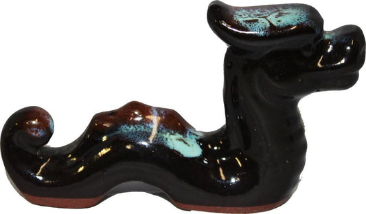 1746 - 4" Brown Porcelain Zodiac Dragon - |Z-94|