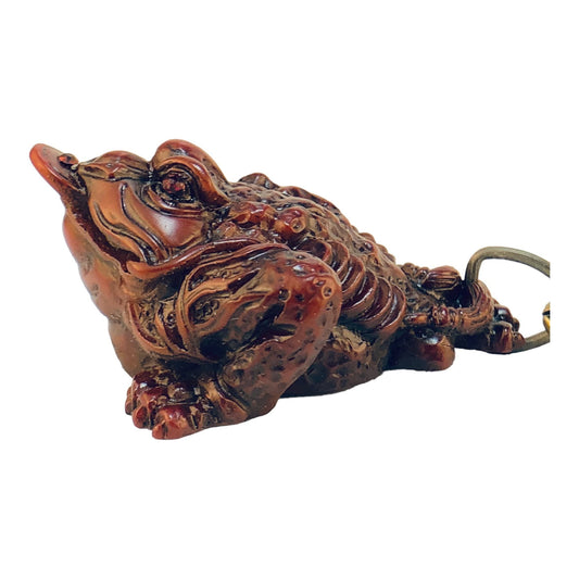 1747 - Frog Money Keychain Soapstone - |DVD-39/Floor|