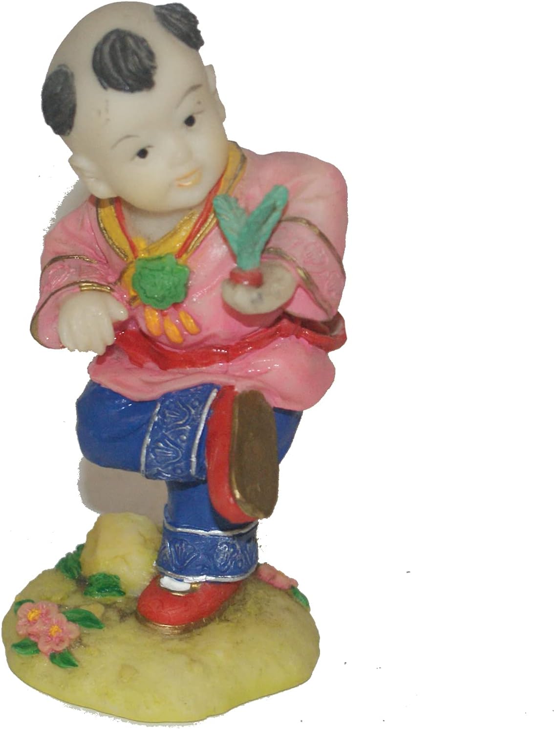 1763 - 4" Buddha Boy - On One Foot - [3-11]