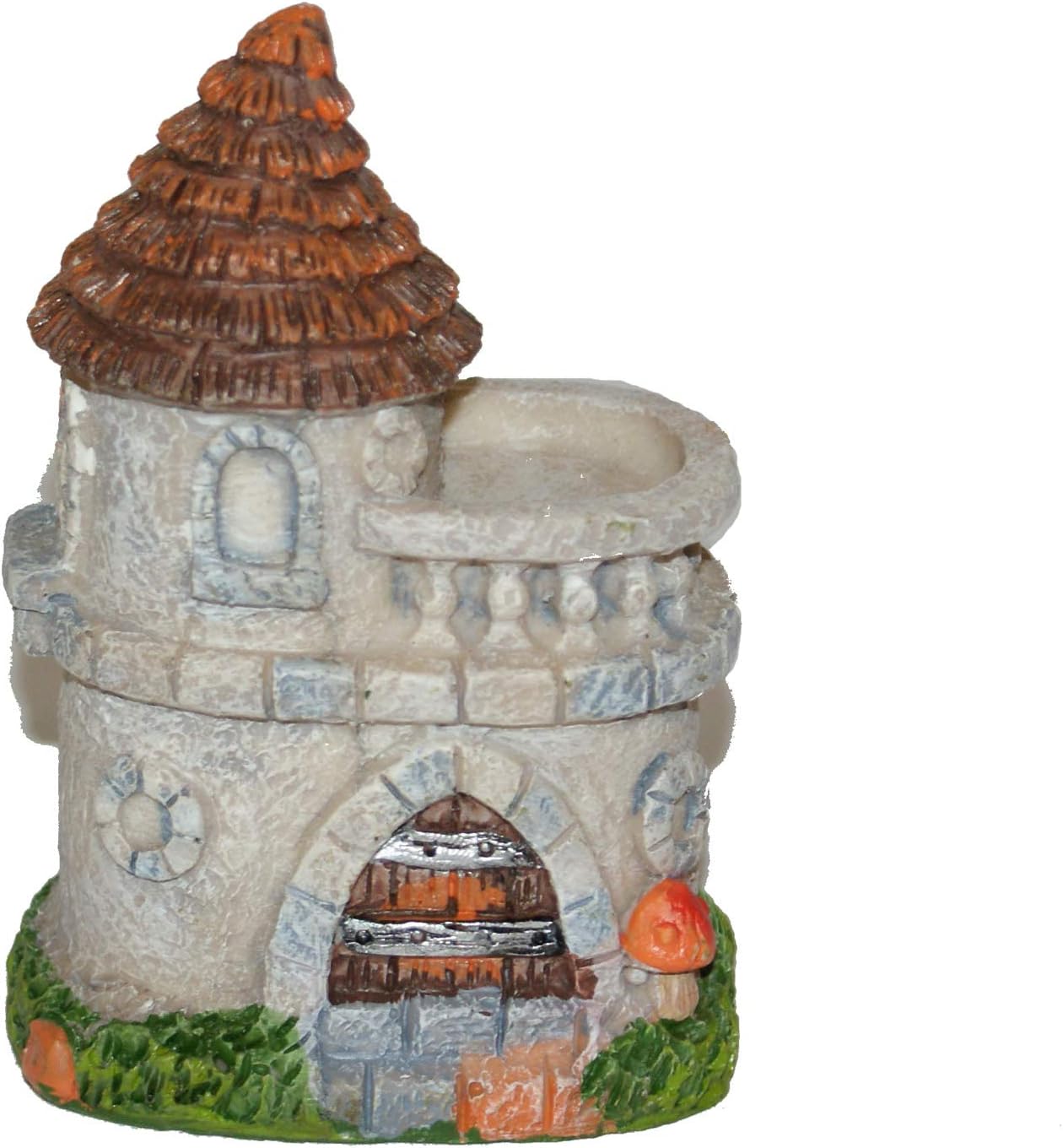 1765 - 5" Color Castle - Straw Roof - |17-18|