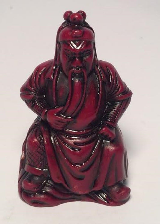 17837 - 2" Sitting Resin Samurai - [Bu-11]