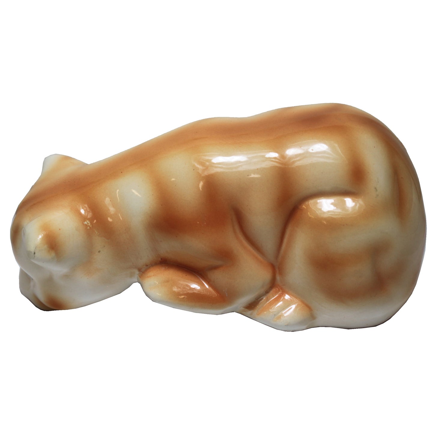 1799 - 6.5" Orange Tabby Cat - Peeking - |Z-61|