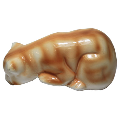 1799 - 6.5" Orange Tabby Cat - Peeking - |Z-61|