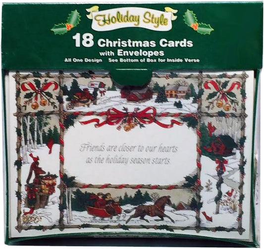18006 - 18 Christmas Cards - [BS-6 Garage]