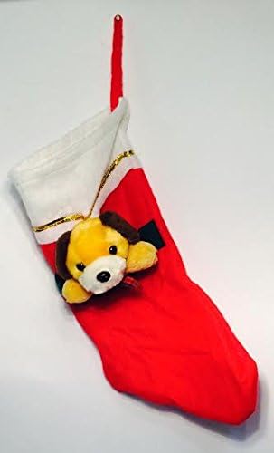18015 - Stockings with Assorted Color Dogs Inside Pocket - [S-28 Top]