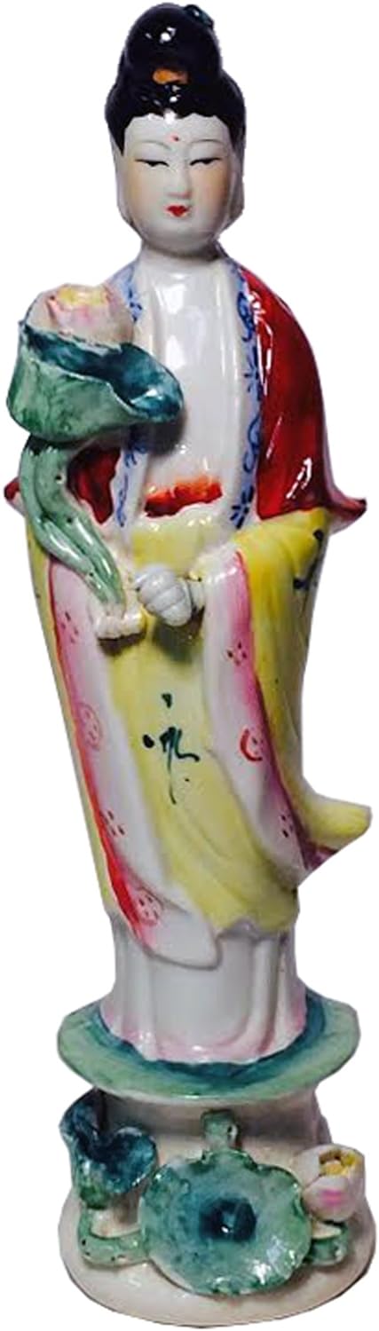 18131 - 8" Color Quan Yin - Left Hand - [X-90 Pod 3-58]