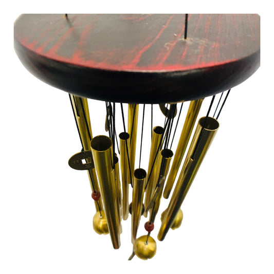 18234 - Stylish Set of Five Gold Bells Windchime for Home and Garden Decoration |A-05|
